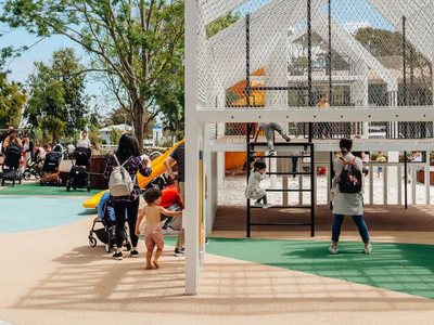 The children’s playground at Karrinyup Shopping Centre